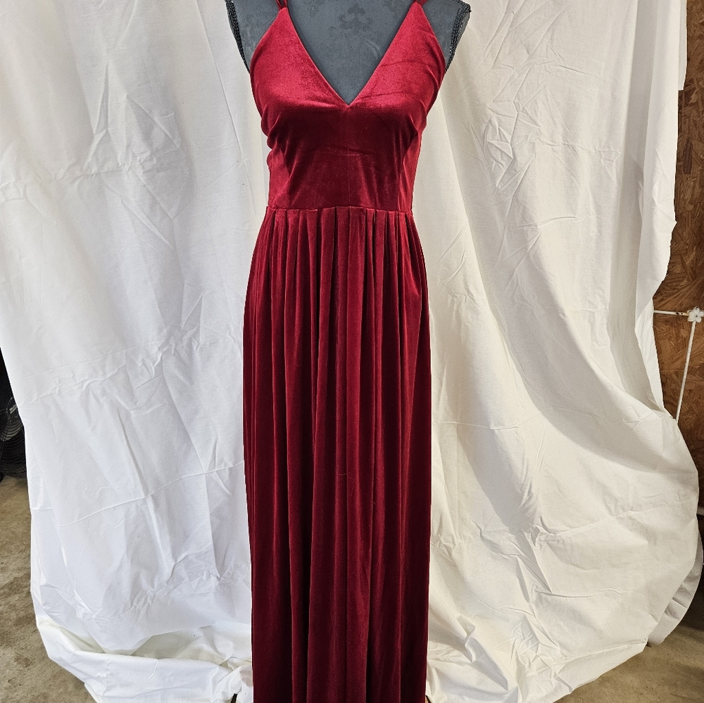 Red Velvet Dress